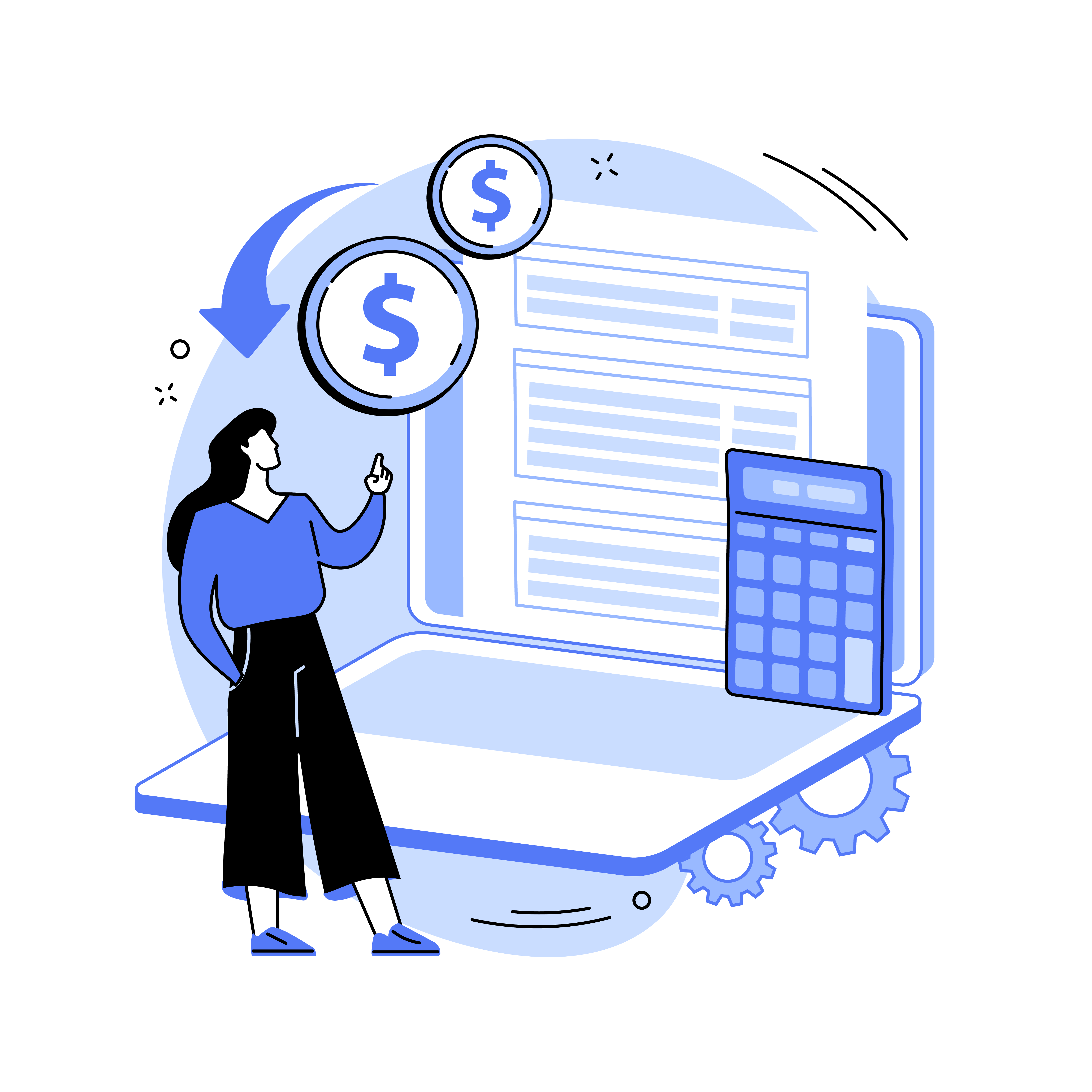 Estimating Service graphics by FACT